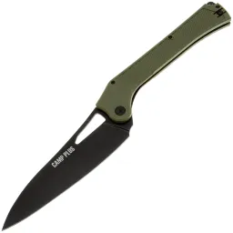 Нож Ontario Camp Plus Cleaver 5.5" black сталь 420 рукоять Green GFN (4325)