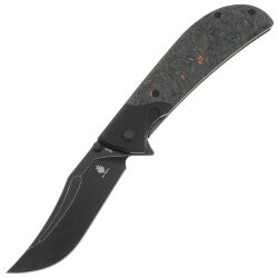 Нож Kizer Phoenix сталь S35VN рукоять Aluminiumi/Dark Matter Orange FatCarbon