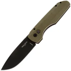 Нож Pro-Tech Vero Synapse DLC сталь Magnacut рукоять Green Linen Micarta/Aluminium