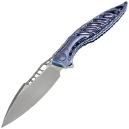 Нож Rike Knife Thor6 Plus сталь M390 рукоять Crystalized Blue Titanium