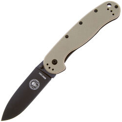 Нож ESEE Avispa black сталь AUS-8 рукоять Tan GFN (BRK1301DTB)