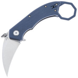 Нож Boker Plus HEL Karambit сталь 154CM рукоять Blue/Grey G10 (01BO516)