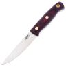 Нож Южный Крест Рыбацкий S сталь N690 рукоять микарта красно-черная (213.0954)