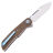 Нож MKM Clap сталь M390 рукоять Green Canvas Micarta (LS01-GC)
