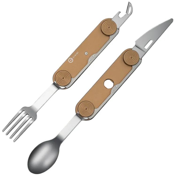 Мультитул CIVIVI Partake сталь Stainless Steel рукоять Coyote Brown Aluminum (C24032C-2)