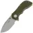 Нож Kubey Karaji beadblast сталь 14C28N рукоять Green G10