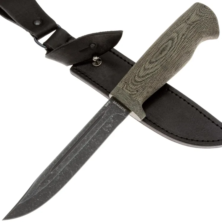 Нож Штрафбат новый сталь 95Х18 рукоять текстолит (АИР Златоуст)