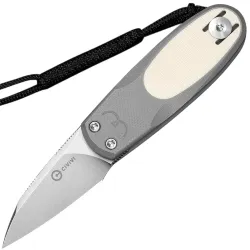 Нож CIVIVI Purr satin сталь Nitro-V рукоять Gray/Ivory G10 (C25054-1)