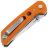 Нож Reate PL-XT Drop Point stonewash сталь Nitro-V рукоять Orange G10