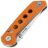 Нож Reate PL-XT Drop Point stonewash сталь Nitro-V рукоять Orange G10