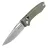 Нож Real Steel Vena stonewash сталь Nitro-V рукоять OD Green G10 (7191SG)