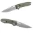 Нож Real Steel Vena stonewash сталь Nitro-V рукоять OD Green G10 (7191SG)