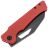 Нож Kansept Egress blackwash сталь 14C28N рукоять Red G10