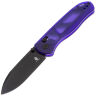 Нож Kizer Drop Bear black сталь Nitro-V рукоять Purple plastic
