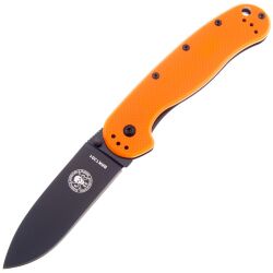 Нож ESEE Avispa black сталь AUS-8 рукоять Orange GFN (BRK1301ORB)