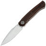 Нож NL Knives Frodo 2.0 Wharncliffe satin сталь M390 рукоять Ironwood