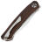 Нож NL Knives Frodo 2.0 Wharncliffe satin сталь M390 рукоять Ironwood
