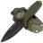 Нож N.C. Custom Grave blackwash сталь AUS-10 рукоять Olive G10