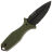 Нож N.C. Custom Grave blackwash сталь AUS-10 рукоять Olive G10