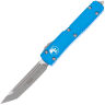 Нож Microtech Ultratech T/E apocalyptic сталь M390 рукоять Blue Aluminium (123-10APBL)