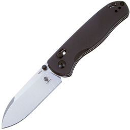 Нож Kizer Drop Bear satin сталь 154CM рукоять Gray Aluminum