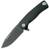 Нож Lion Steel ROK Black cталь M390 рукоять Black Aluminum (L/ROK A BB)