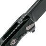 Нож Lion Steel ROK Black cталь M390 рукоять Black Aluminum (L/ROK A BB)