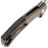 Нож Fox Chronos satin сталь MagnaCut рукоять Bronze Aluminium/Black Ti (FX-552 ALBR)