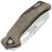 Нож Fox Chronos satin сталь MagnaCut рукоять Bronze Aluminium/Black Ti (FX-552 ALBR)
