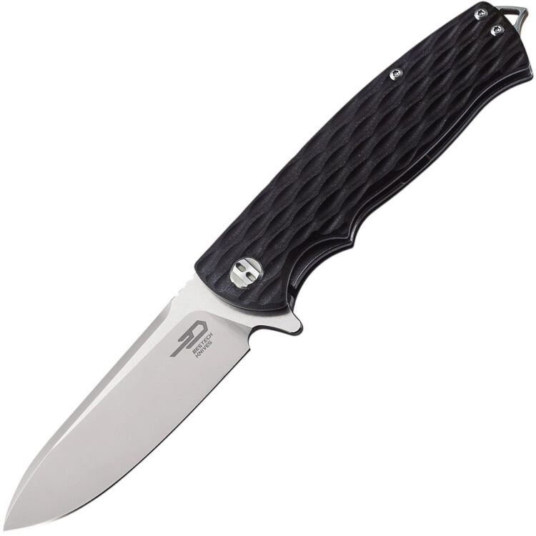 Нож Bestech Grampus satin сталь D2 рукоять Black G10 (BG02A)