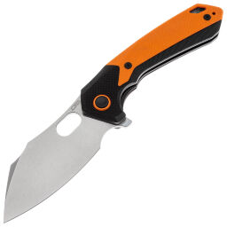 Нож CJRB Caldera сталь AR-RPM9 рукоять Black/Orange G10 (J1923-OE)