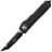Нож Microtech UTX-85 T/E black сталь M390 рукоять Black Aluminium (233-1T)