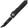 Нож Microtech UTX-85 T/E black сталь M390 рукоять Black Aluminium (233-1T)