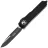 Нож Microtech UTX-85 S/E black сталь M390 рукоять Black Aluminium (231-1T)