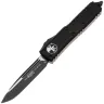 Нож Microtech UTX-85 S/E black сталь M390 рукоять Black Aluminium (231-1T)