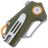 Нож Black Fox Puck sandblasted сталь D2 рукоять OD Green G10 (BF-761 OD)