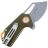 Нож Black Fox Puck sandblasted сталь D2 рукоять OD Green G10 (BF-761 OD)