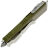 Нож Microtech UTX-85 S/E satin сталь M390 рукоять OD Green Aluminium (231-4OD)