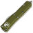Нож Microtech UTX-85 S/E satin сталь M390 рукоять OD Green Aluminium (231-4OD)