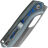 Нож Vosteed Kroc satin сталь S35VN рукоять Grey Aluminum/Ocean Micarta