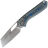 Нож Vosteed Kroc satin сталь S35VN рукоять Grey Aluminum/Ocean Micarta