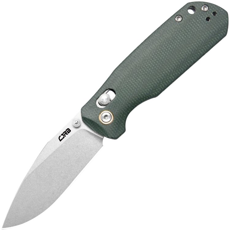 Нож CJRB Maximal Stonewash сталь AR-RPM9 рукоять Green Micarta (J1954-MGN)