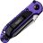 Нож Microtech LUDT Gen III T/E black сталь M390MK рукоять Purple Aluminum (1136-1PU)
