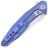 Нож Rike Knife 1508s сталь M390 рукоять Blue Ti