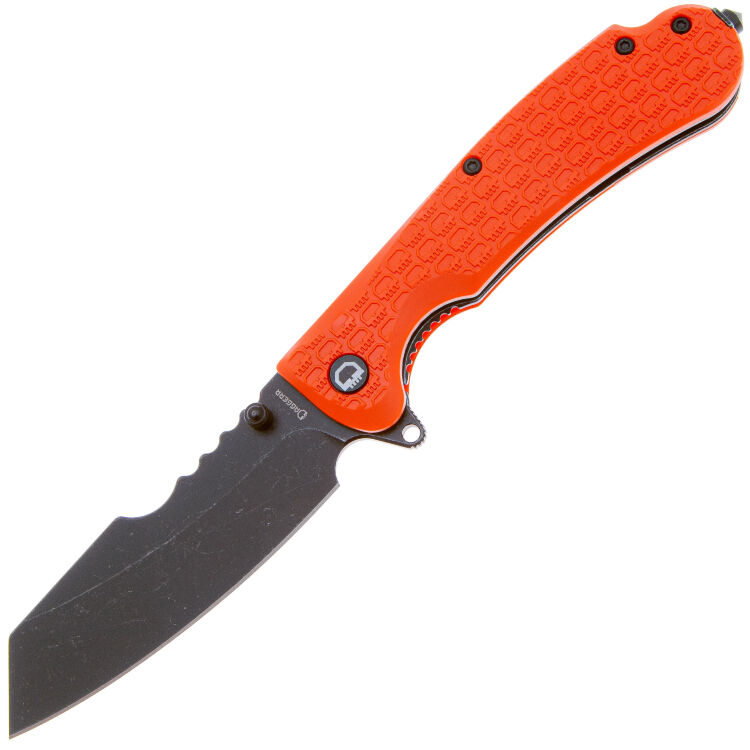 Нож Daggerr Rhino DL blackwash сталь 8Cr14MoV рукоять Orange FRN