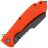 Нож Daggerr Rhino DL blackwash сталь 8Cr14MoV рукоять Orange FRN