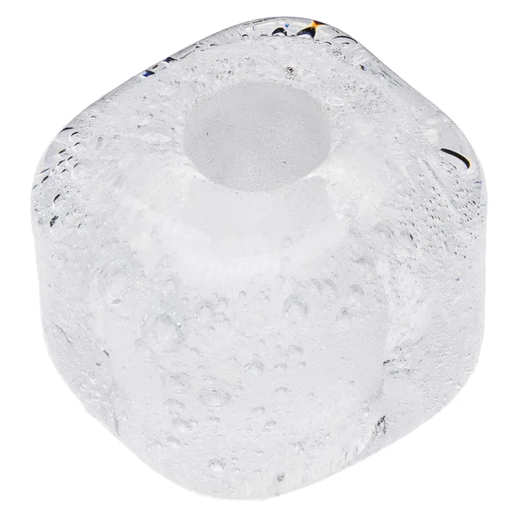 Бусина темлячная Кубик Льда стекло (Огненные Сказки)