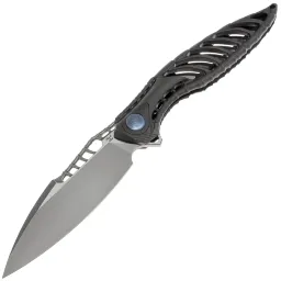 Нож Rike Knife Thor6 Plus сталь M390 рукоять Dark Gray Titanium