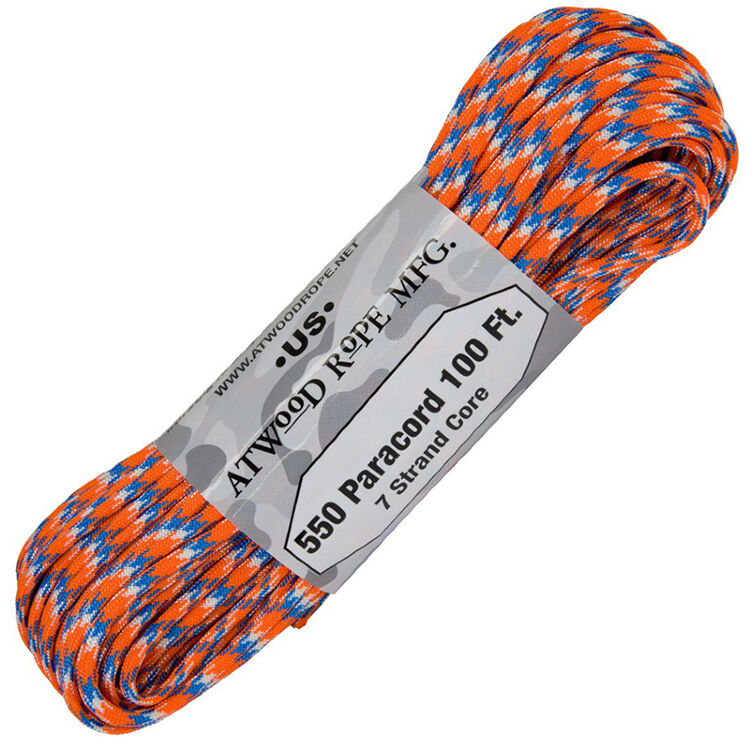 Паракорд Atwoodrope 550 Parachute Cord bronco 30м (США)