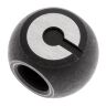 Темляк CIVIVI Sphere Black/Black logo Ti bead (CA-09A)